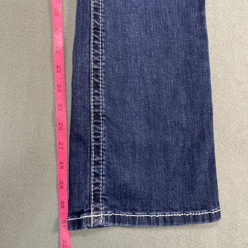 Ariat Womens Jeans Embroidered Pockets 30R (US 10-12) Medium Dark Wash Western - Picture 2 of 9